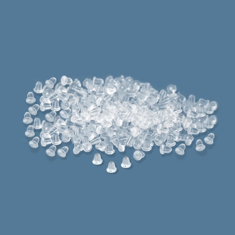 100PCS Soft Silicone Earring Backs - Lightweight Secure Fit, Ear Protection