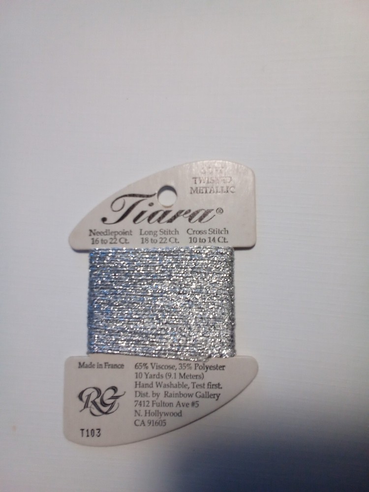 Rainbow Gallery Tiara threads