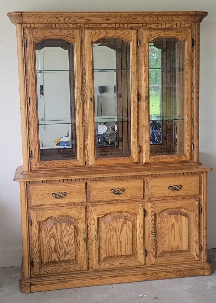 Oak Hutch