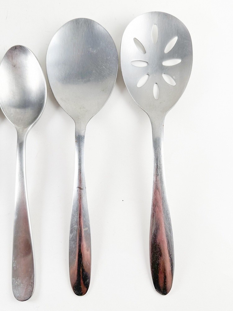 Vintage Cambridge Stainless Flatware Serving 6 Pieces Spoons Various Designs