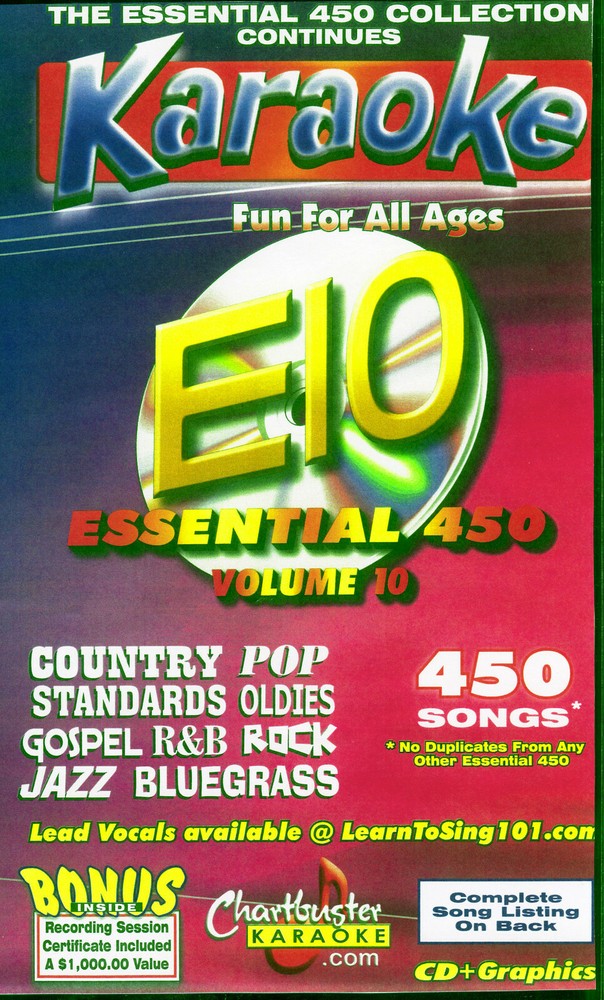Chartbuster Karaoke Essentials - E-7 & E-8 & E-9 & E-10 SETS CD+G 115 Disc SET
