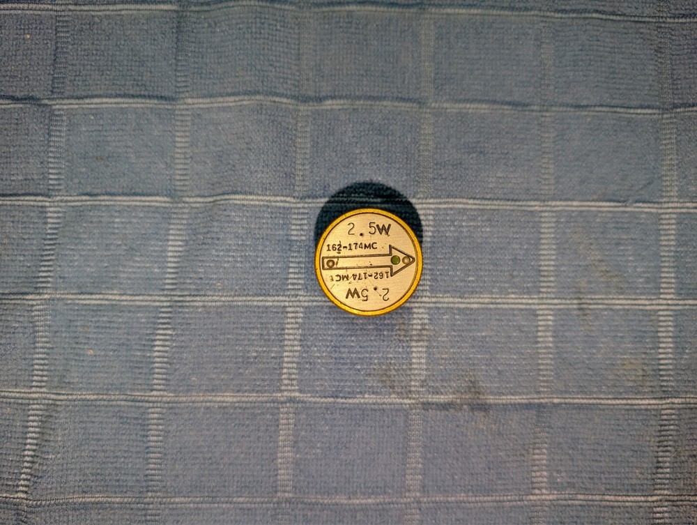 Bird Wattmeter 162-174mc 2.5w slug