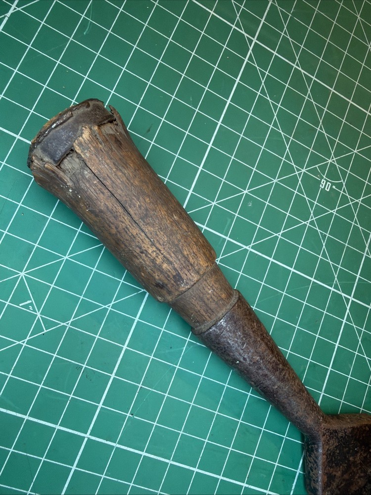 Vintage Timber Framing Wood Chisel Slick ~ 2" ~w/ Original Handle