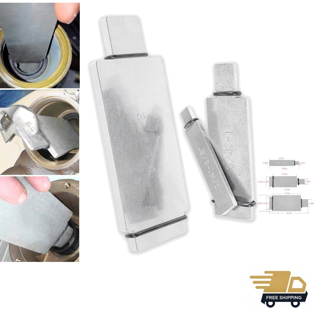 Complete 3-Piece Check Seat Removal Tool Kit for 1/4" - 2" Backflow Preventers