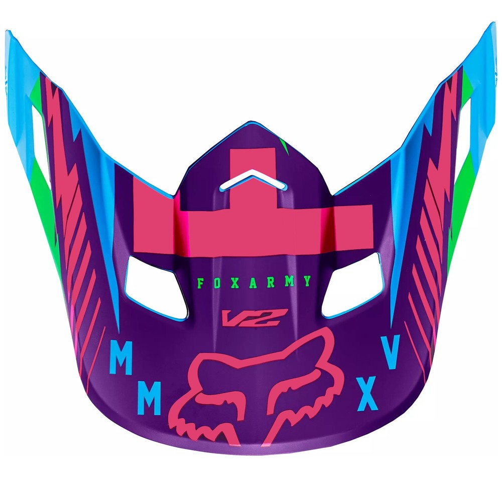 Fox Racing V2 Vicious Special Edition Helmet Visor Blue