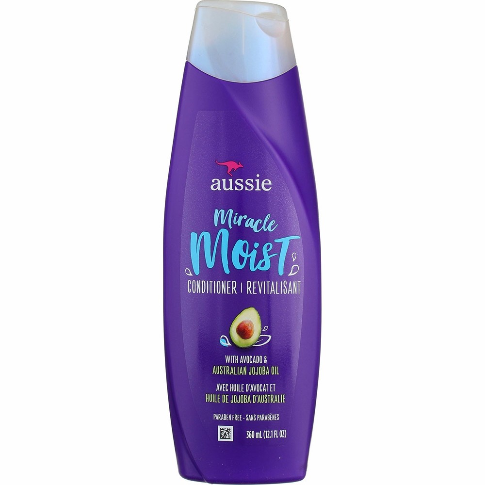 2 Pack Aussie Miracle Moist Conditioner, 12.1 fl oz