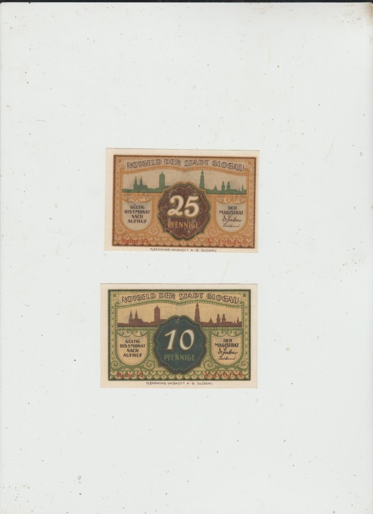 GLOGAU TWO NOTES...