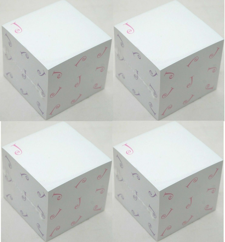 2400 Post-It SHEETS Notepad The Letter J White Sticky Notes 3" Square Office NEW