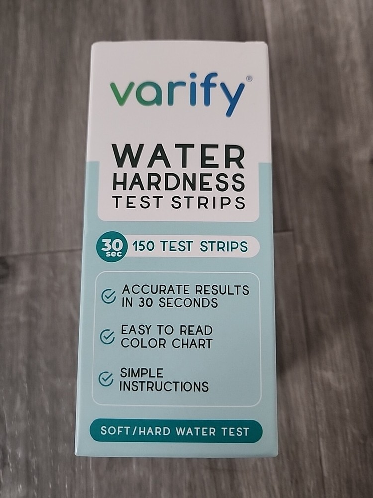 150 strips Varify Water Hardness Test Kit - Hard Water Quality Testing Strips