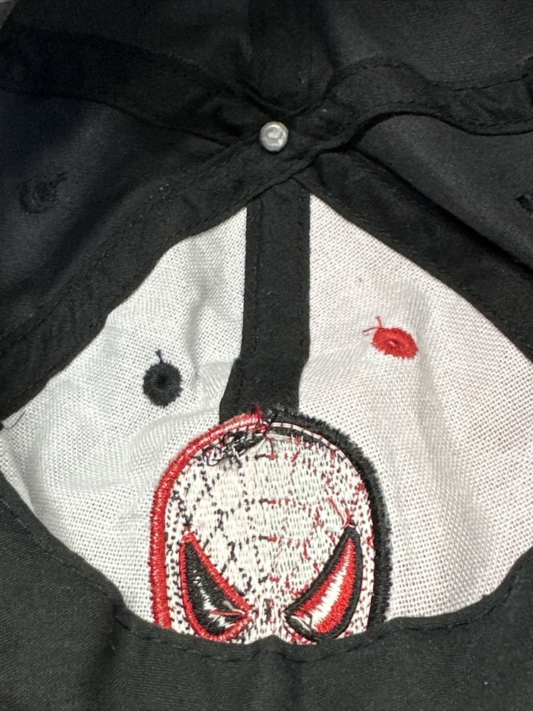 Spiderman Marvel Comics Adjustable Hat/Cap 2007, Hook & Loop, 100% Cotton Red/Bl