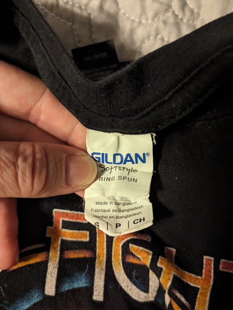 Foo Fighters Black Small shirt Coopers Stadium Adelaide 2018 Euc