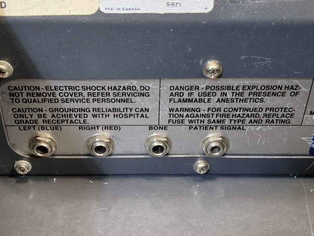 Beltone Model 120 Audiometer w/ Headphones