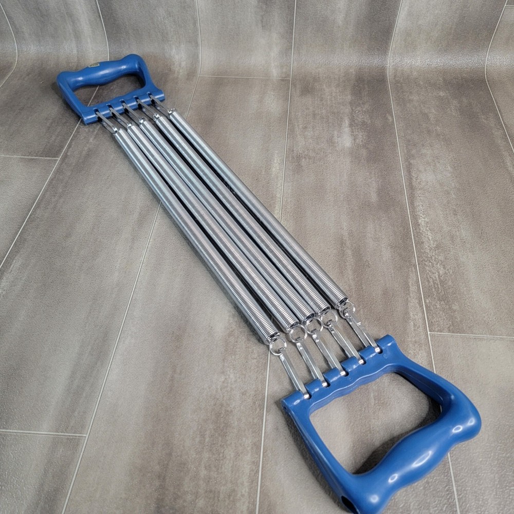 Vintage Generation II 5 Spring Chest Pull Home Workout Equipment EUC