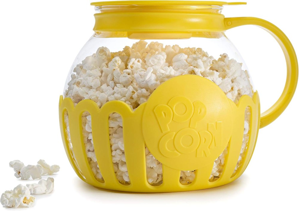 Ecolution Patented Micro-Pop Microwave Popcorn 3-Quart Family Size, Yellow