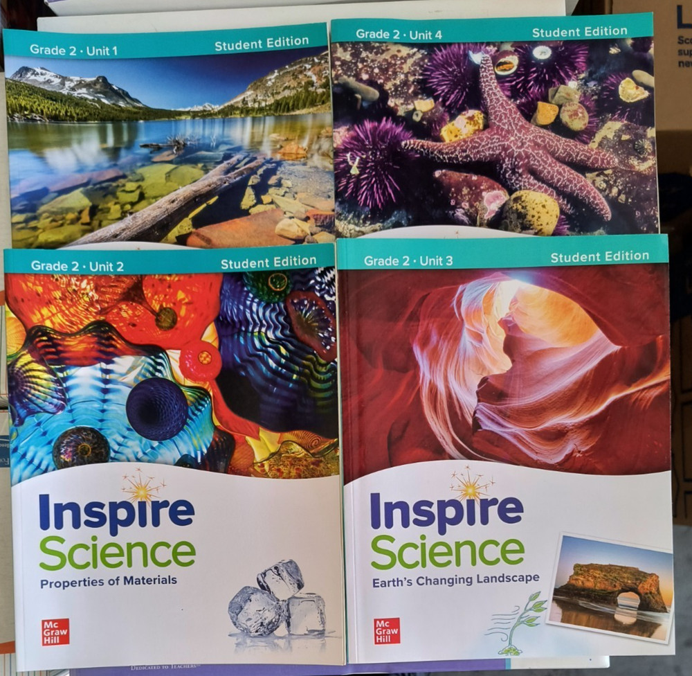 Inspire Science Grade 2 Units 1-4 Student Edition Workbook Set