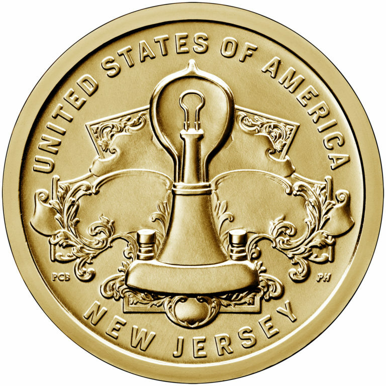 2019-D American Innovation New Jersey $1 Coin