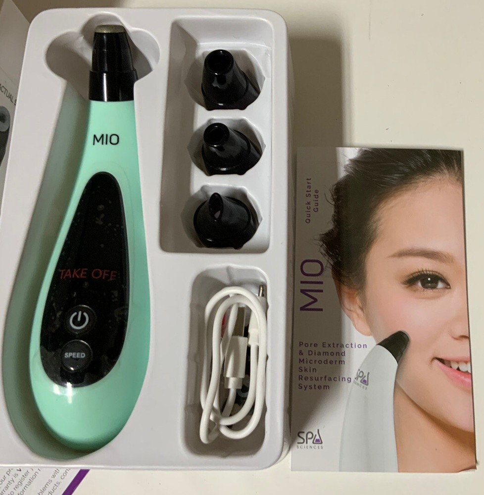 🔰 Spa Sciences MIO Microdermabrasion & Pore Extraction - Mint