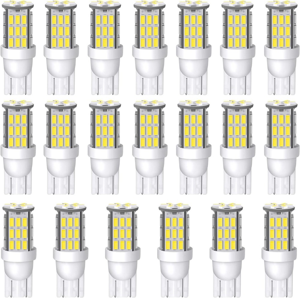 T10 921 194 168 LED Bulbs Natural White 20-Packs, Super Bright 3014 42-SMD LED