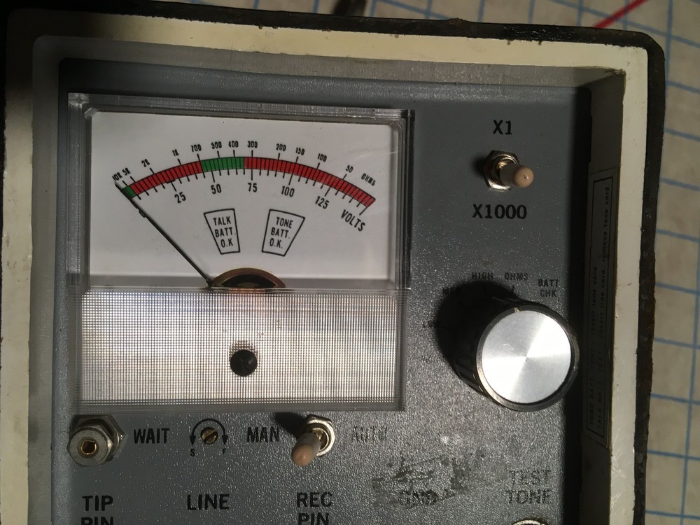 PERKINS RESEARCH PR25A TEST METER AND CALL TONE ANALYZER