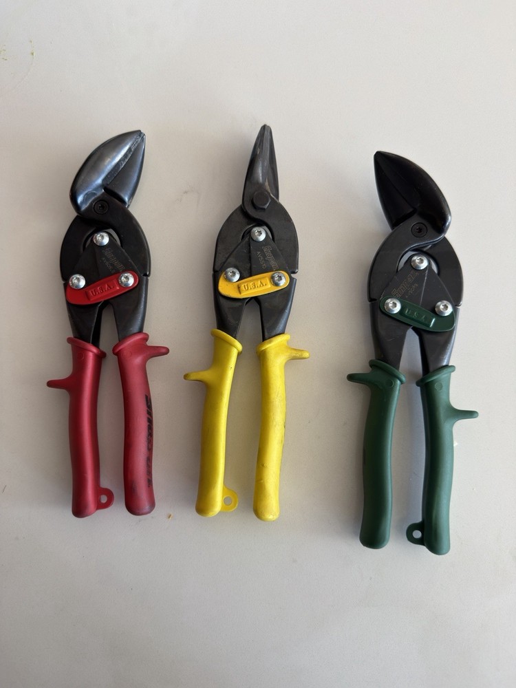 Snap-On Tools  Tin Snips 3 Piece Set Left Right Straight