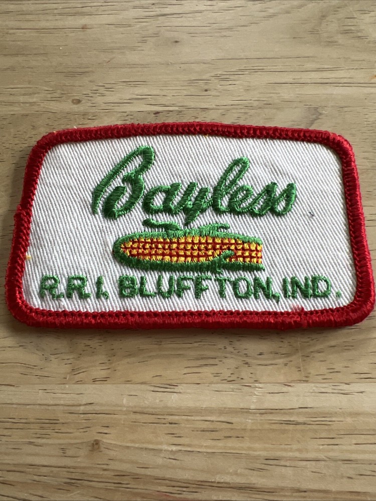 Vintage  R.R.I. Bluffton Ind.seed Co. Patch