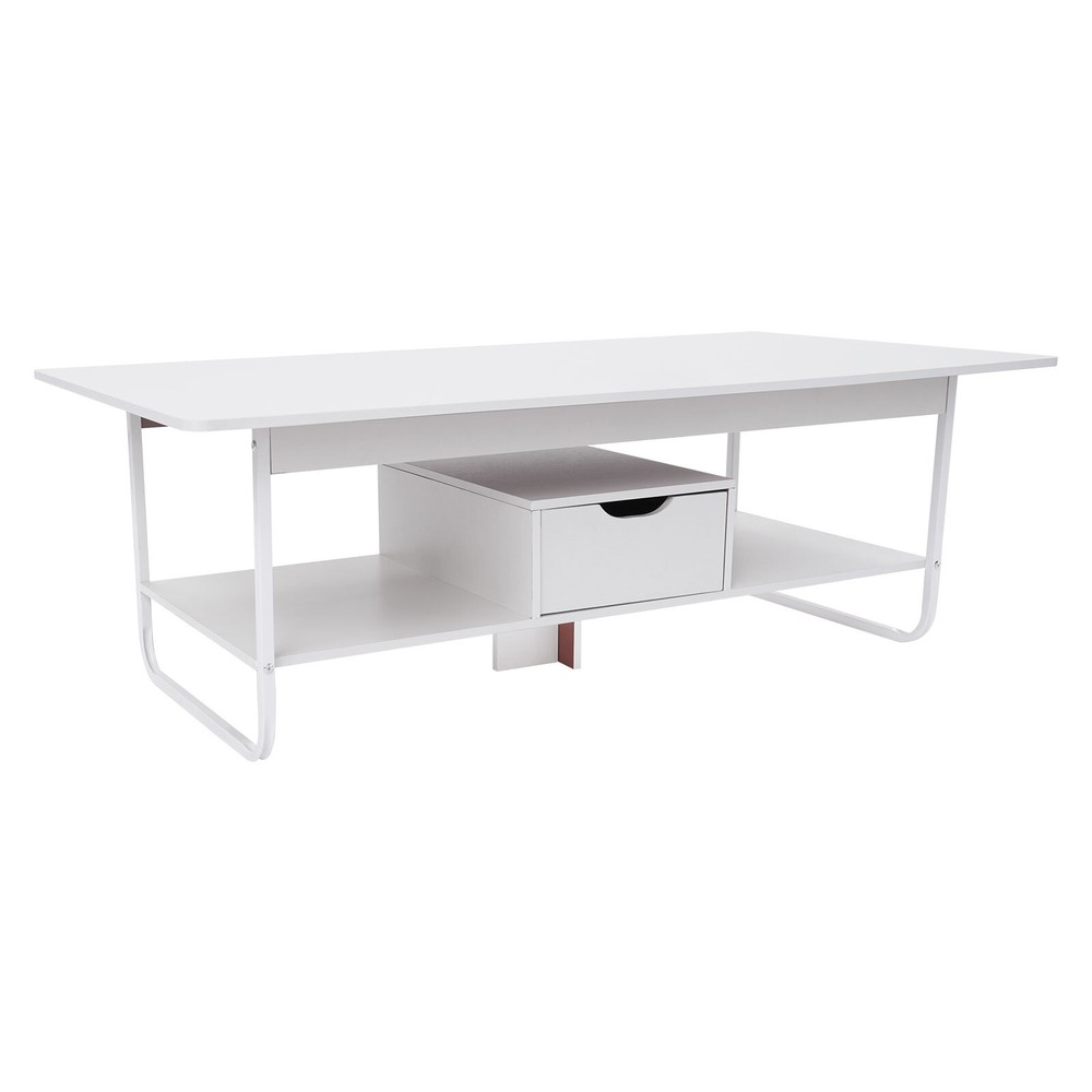 Modern Coffee Table Rectangular Coffee Table Living Room Tea Table 120*60*42cm
