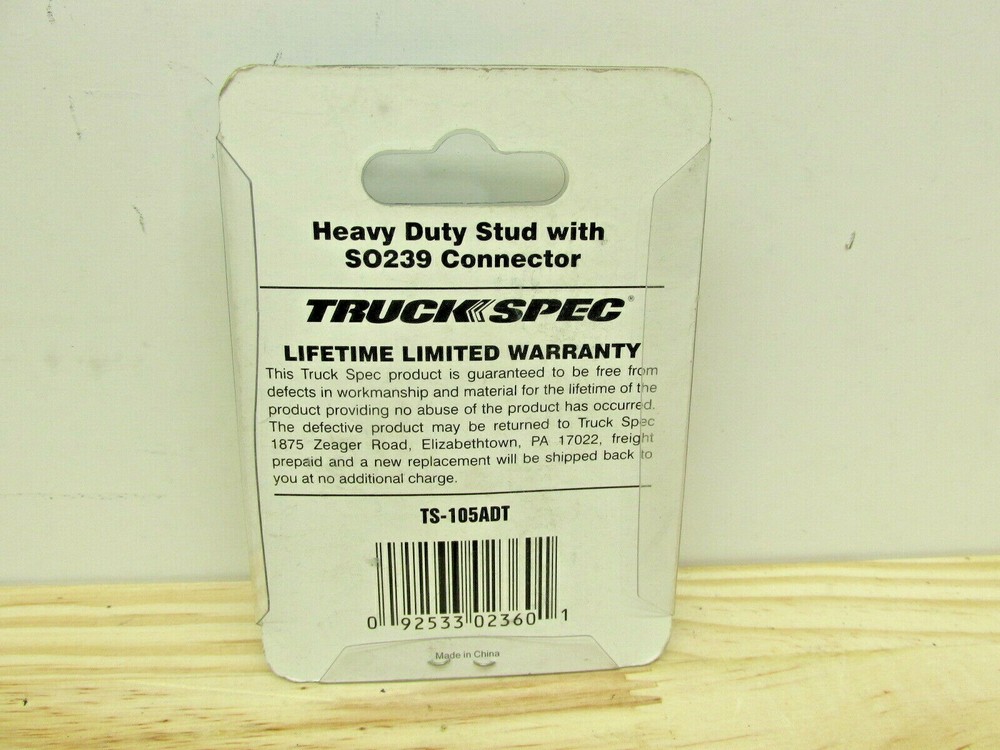 Truck Spec Heavy Duty Stud With S0 239 Connector