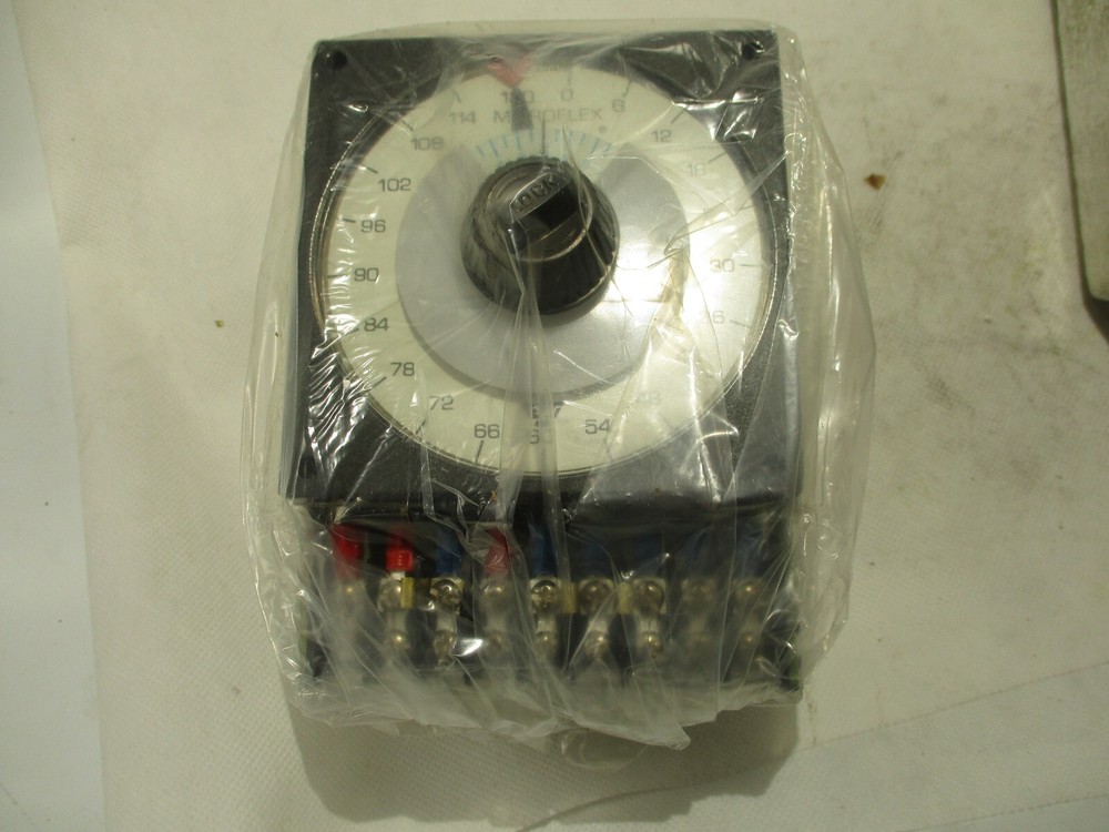 NEW EAGLE SIGNAL HA42A6C222 MICROFLEX TIMER 120V 0-120 SEC.