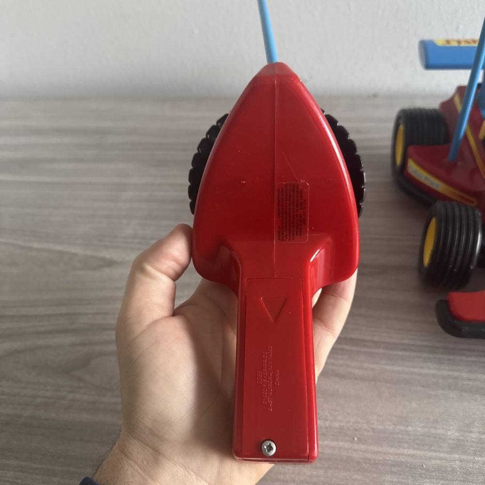 Fisher Price RC Remote Control Red Race Car + Controller Tested Works READ