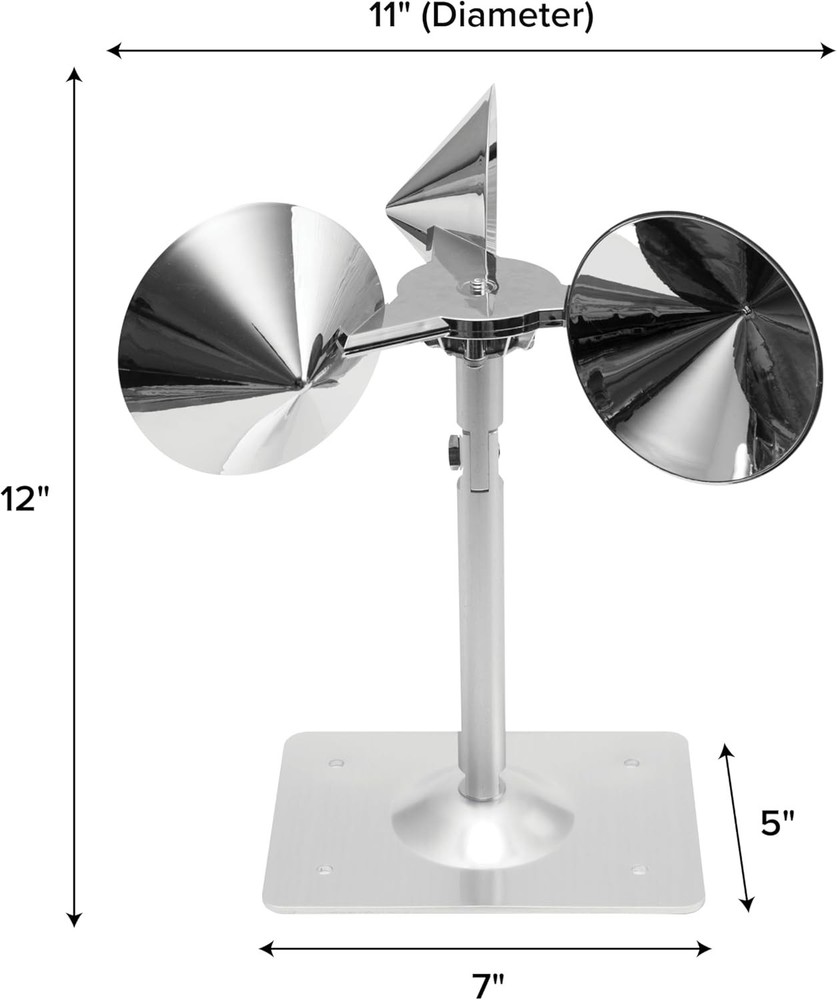 Adjustable Wind-Powered Bird Deterrent - Reflect-A-Bird for Effective Protection