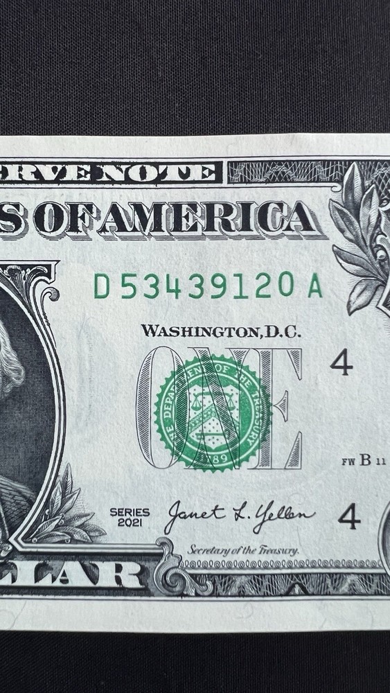 Rare Uncirculated Sequential $1 Bills w/ Multiple Printing Errors - 10 Count