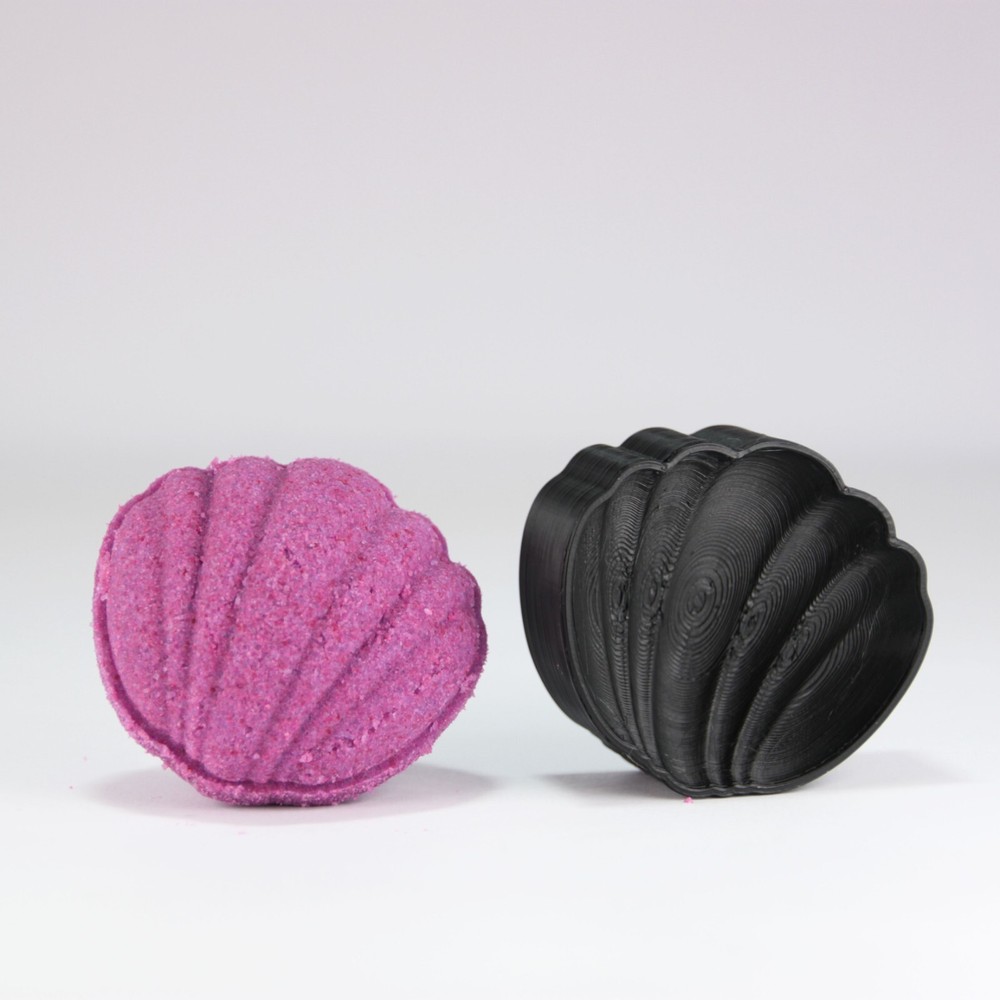 SEASHELL Bath Bomb Mold, DIY original BathBombs Set 3D Printed Kit