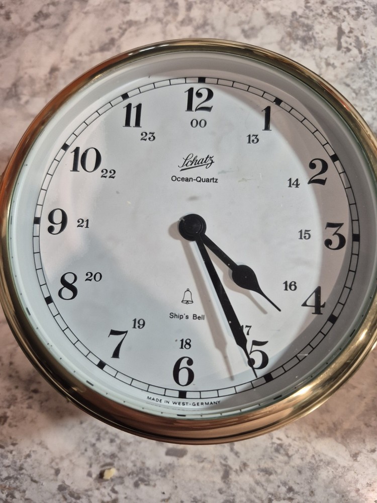 Schatz Ship's Bell Clock and Barometer