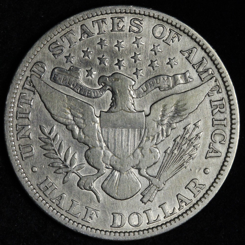 1911 Barber Silver Half Dollar VF E319 TJEN