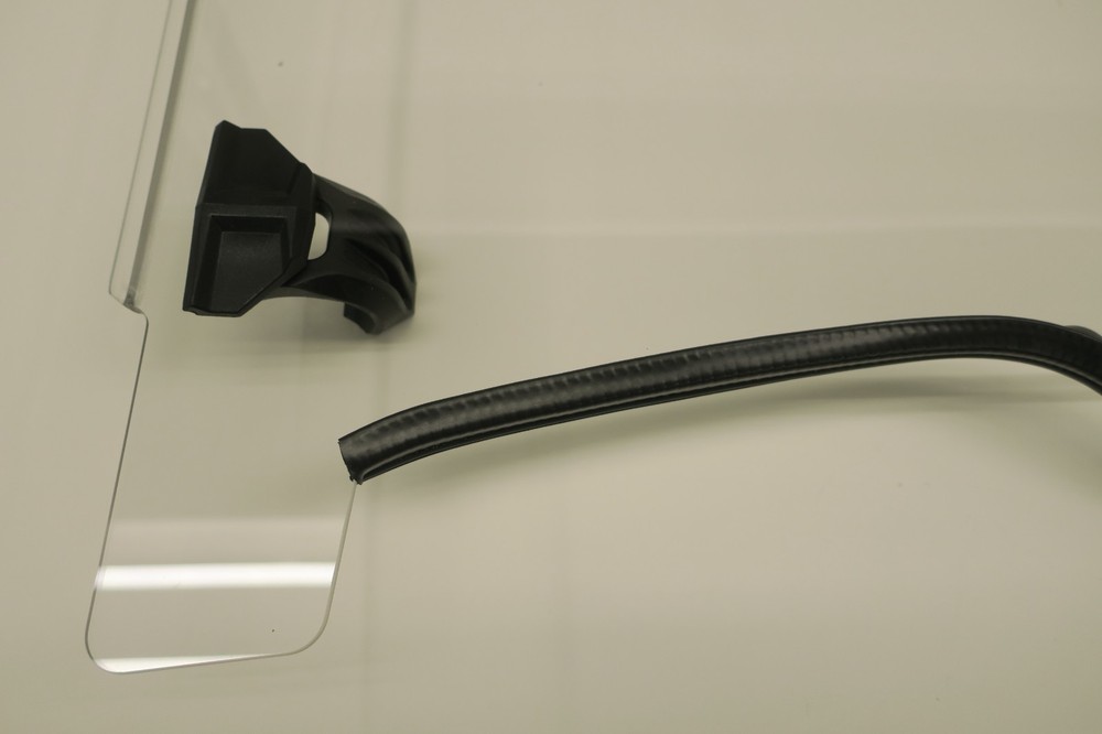 POLARIS Lock & Ride Full Front Windshield, Hard Coat Polycarbonate, RZR TRAIL