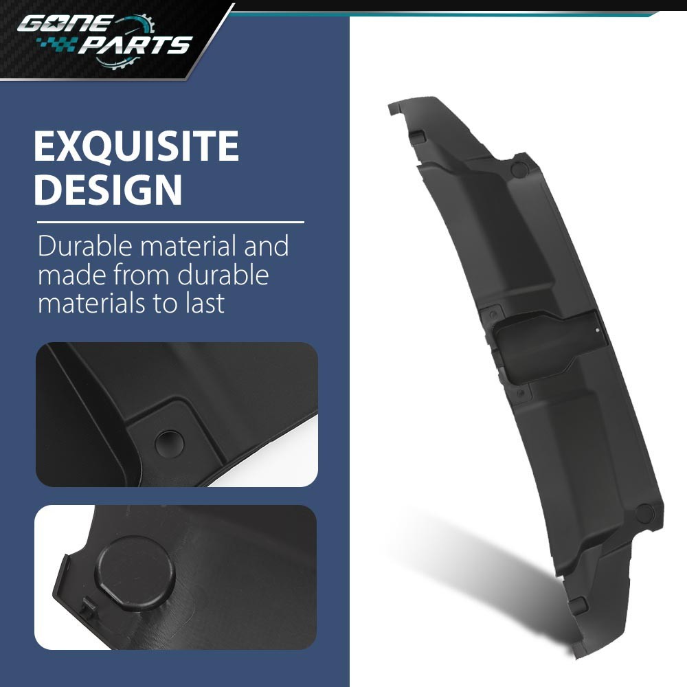 Fits 2012-2015 Audi A6 Upper Radiator Support Cover Direct Replacement