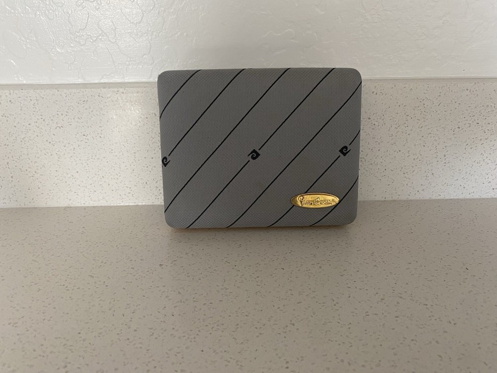 Pierre Cardin Playing Cards Silver Case