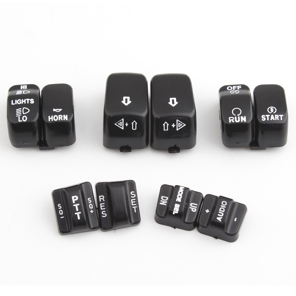 Hand Control Switch Cap Button Cover For Harley Tri Glide Ultra Classic FLHTCUTG