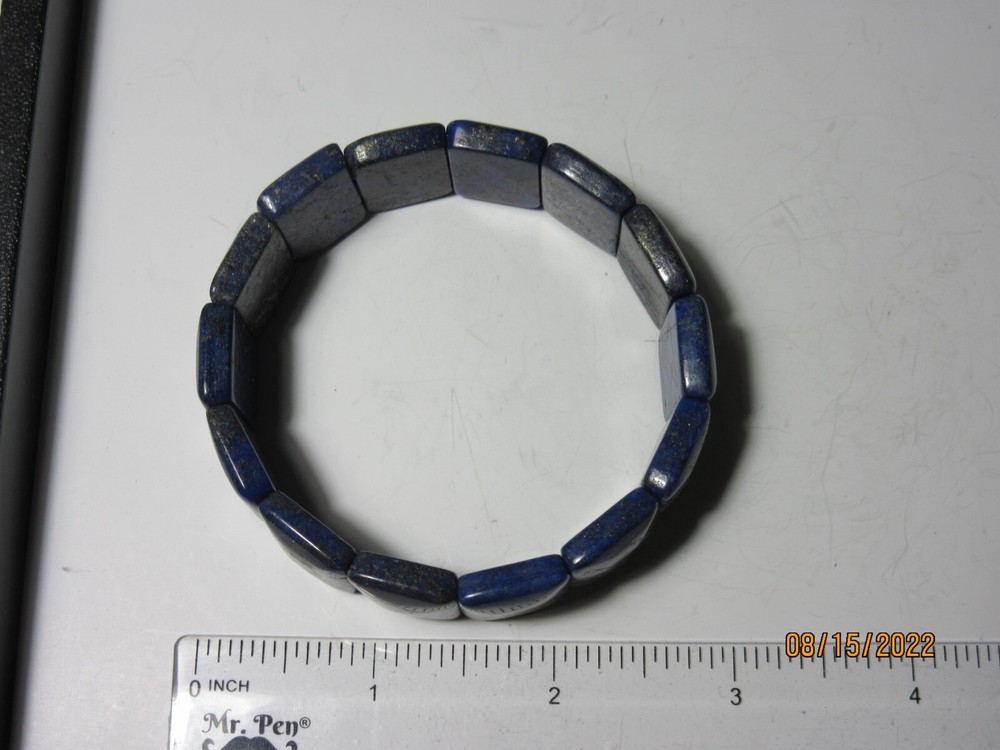 AAA Lapis Luzuli Gemstone Stretch Bracelet LLSB-1
