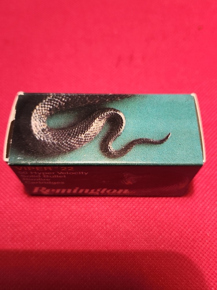 Vintage 1982 REMINGTON VIPER 22 Hyper Velocity EMPTY Ammo Box With Insert GR8 #4