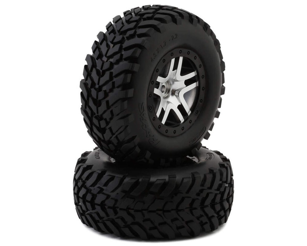 Traxxas TRA6892 Tires & wheels, assembled, glued (SCT Split-Spoke