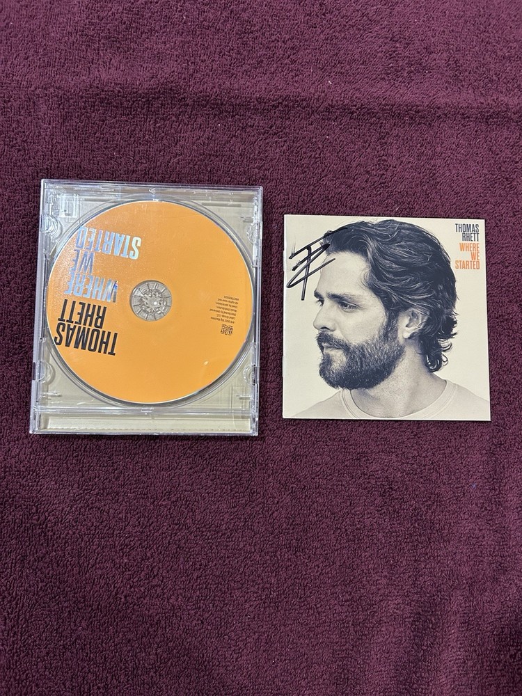 Thomas Rhett Signed Where We Stand CD