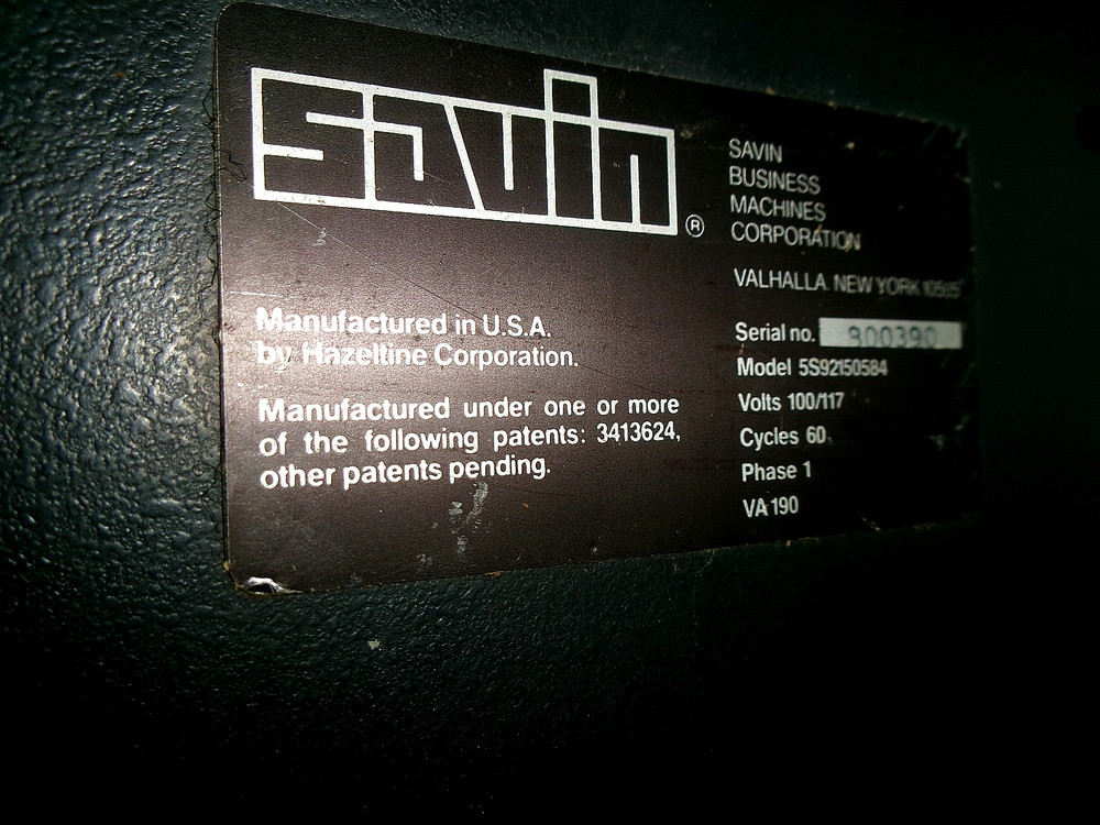 Savin 900 Word Master