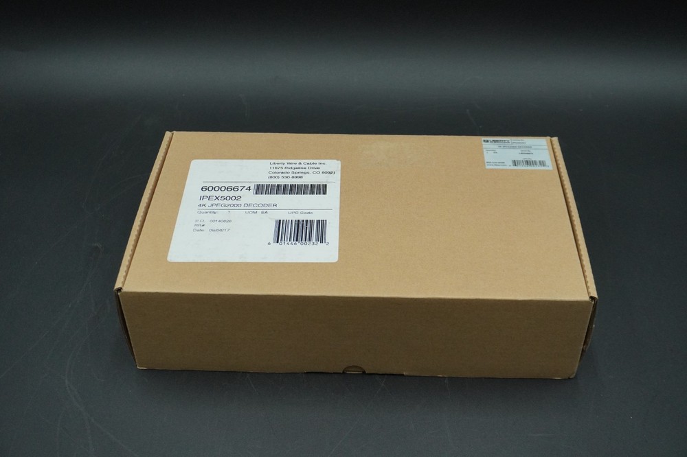 Liberty AV IPEX5002 JPEG2000 Streaming Decoder *New In-Box*