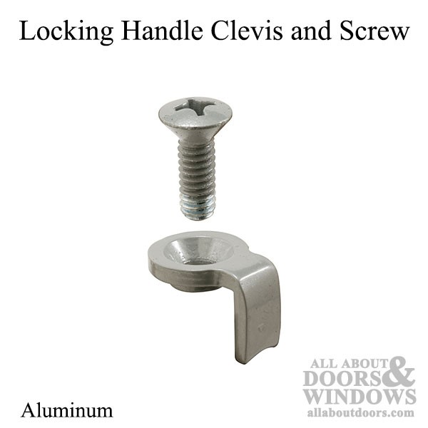 Aluminum Clevis & Screw for Single Hole Locking Handle H 3658