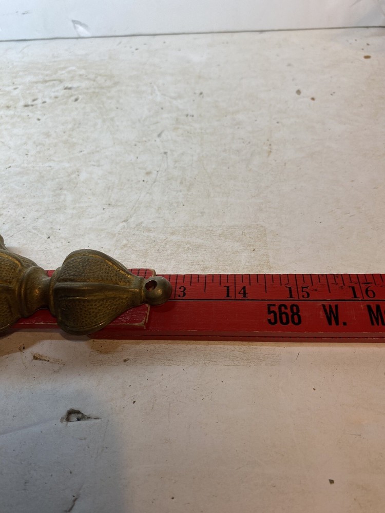 Vintage Brass Tone Wall Sconce Light Fixture