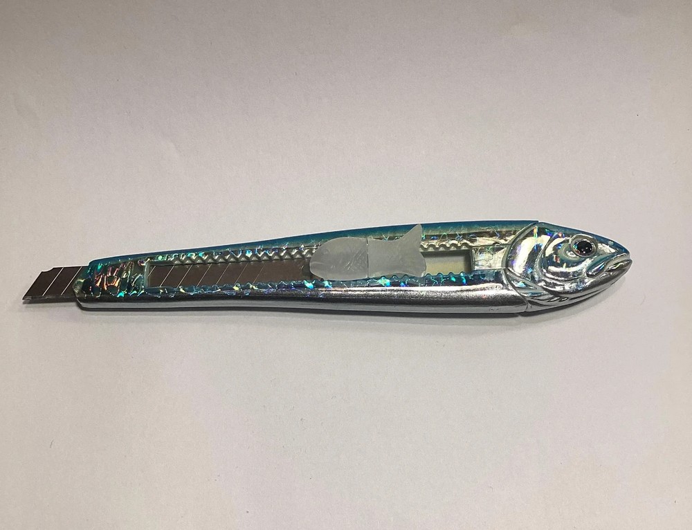 Utility Blue Fish Box Cutter