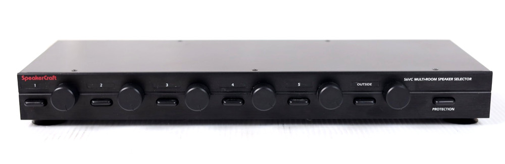 SpeakerCraft S6VC Multi-Room Speaker Selector 6 Zone Volume Control w224