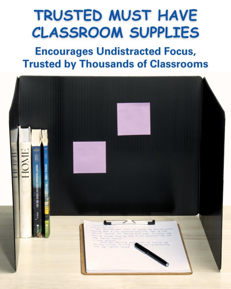 4 Pack Classroom Privacy Shields for Student Desks Privacy Boards Table Panel