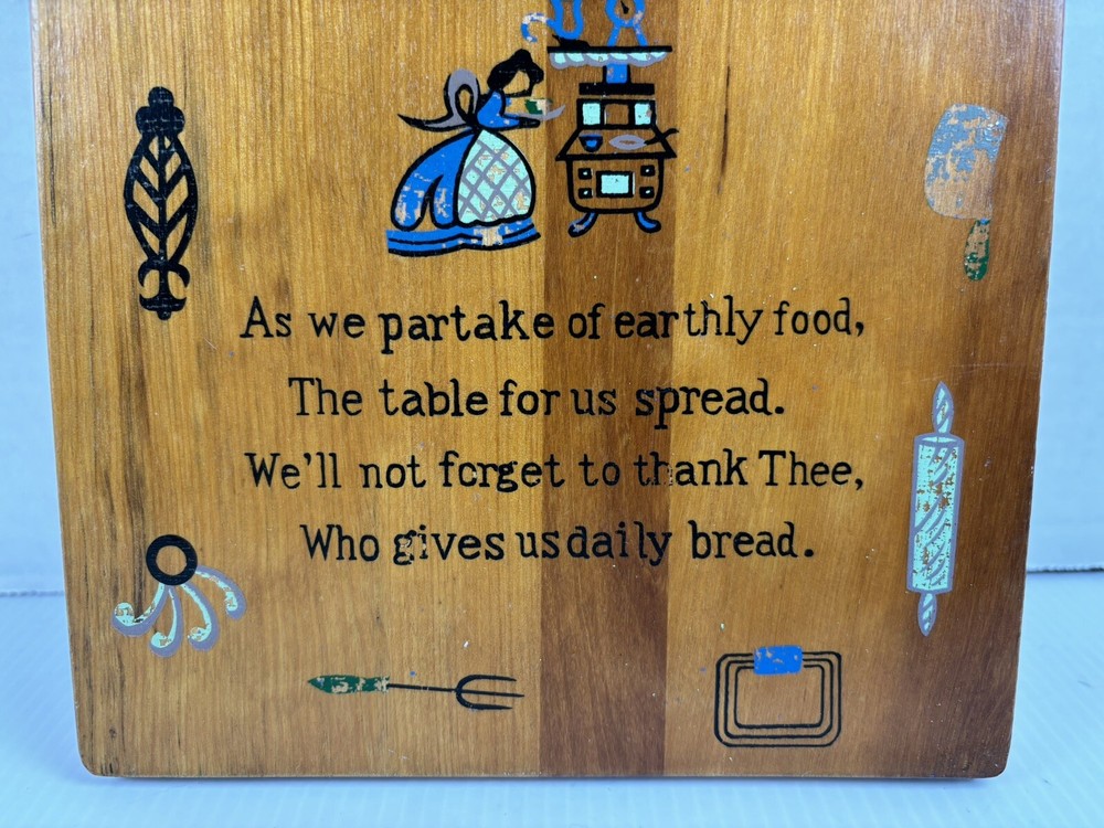 Vintage KITCHEN PRAYER Cutting Board